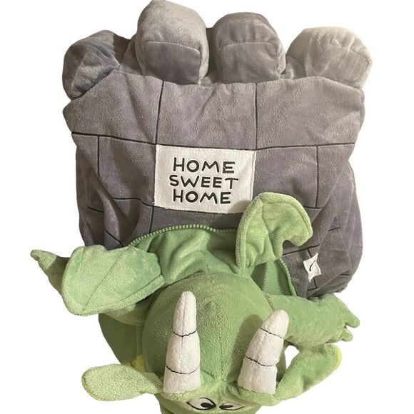 Happy Nappers Dragon & Castle Stuffed Animal Reversible Pillow Plush w/Doorbell - Picture 5 of 6